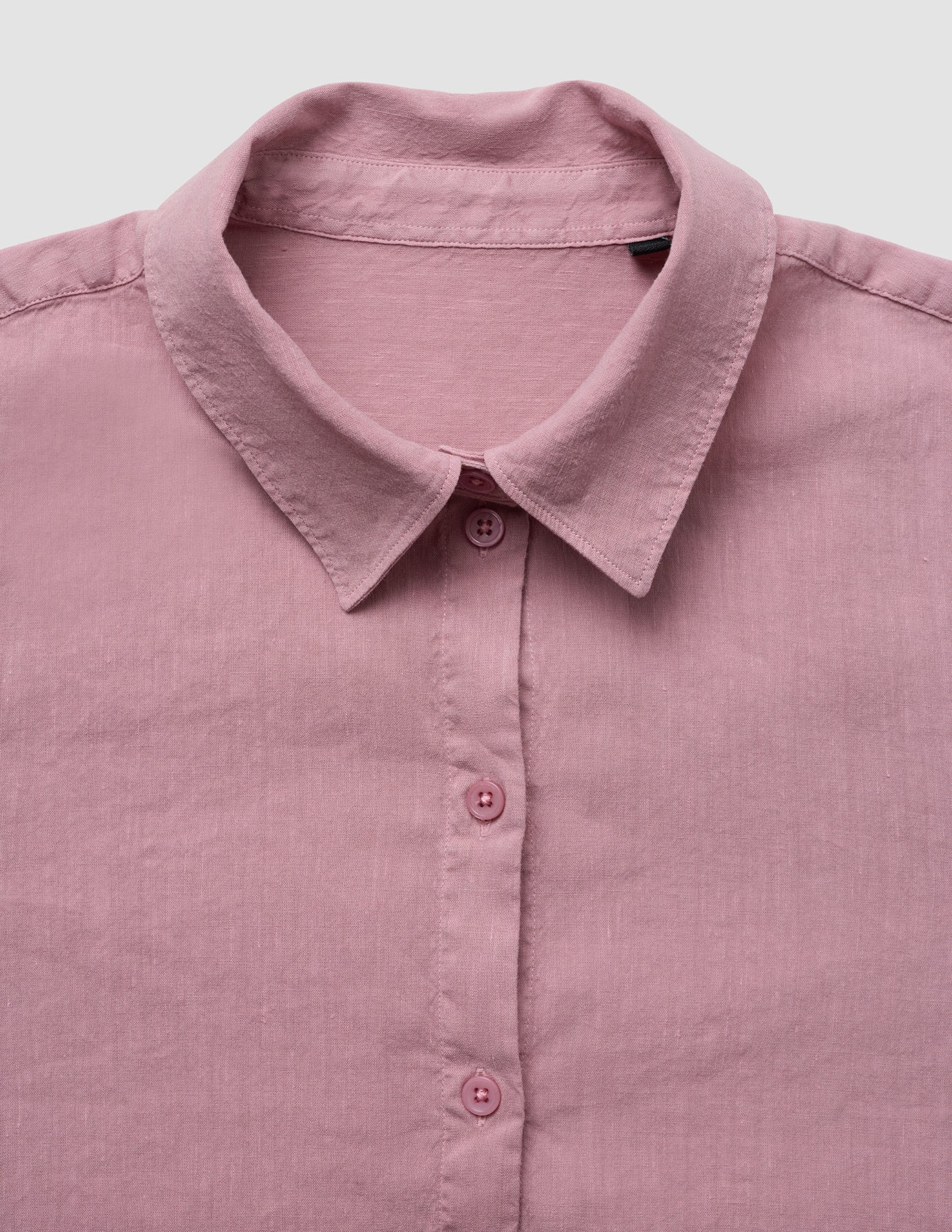 Women's Linen Shirt Dusty Cerise